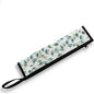 Cutlery Pouch Silverware Set Bag Tableware Carrying Case with Carrying Handle, Carry-On Utensil Holder Toiletry Bag for Travel Picnic Outdoor,Green Leaves Pattern