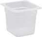 Food Pan 1/6 X 6" Polypropylene Translucent