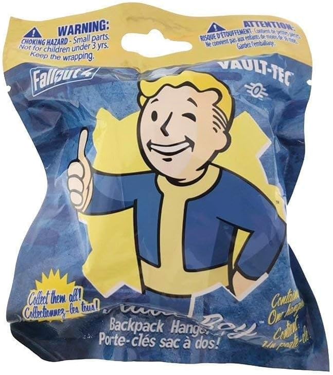 Fallout 4 Blind Bag Vault Boy Backpack Hangers Set - 3 Random