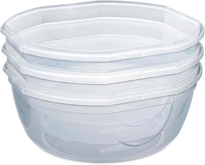 Sterilite Rocket Red Ultra Seal Latching Bowl, 4.7 Quart