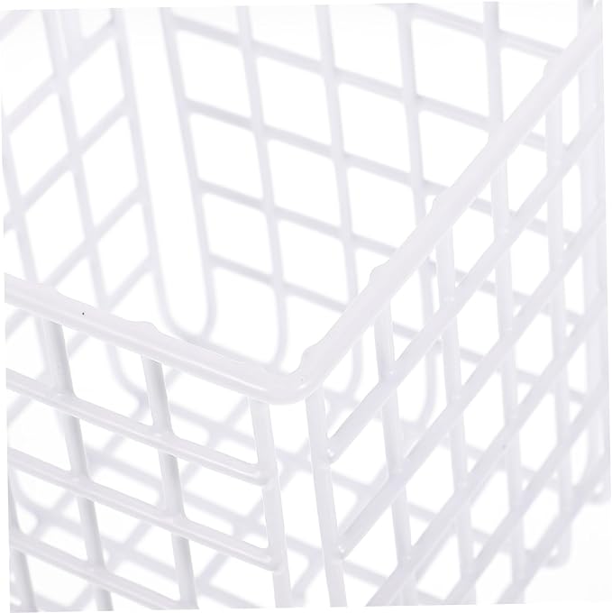 Mobestech 3pcs Hanging Iron Wire Basket Storage Rack Versatile Cabinet Door Organizer for Kitchen and Bathroom Sturdy Resistant Design Space Saving for Utensils and Toiletries