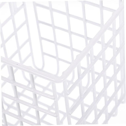 Mobestech 3pcs Hanging Iron Wire Basket Storage Rack Versatile Cabinet Door Organizer for Kitchen and Bathroom Sturdy Resistant Design Space Saving for Utensils and Toiletries