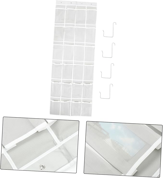 Unomor Hanging Wall Storage Bag Door Storage Organizer Practical Sundries Organizer for Home