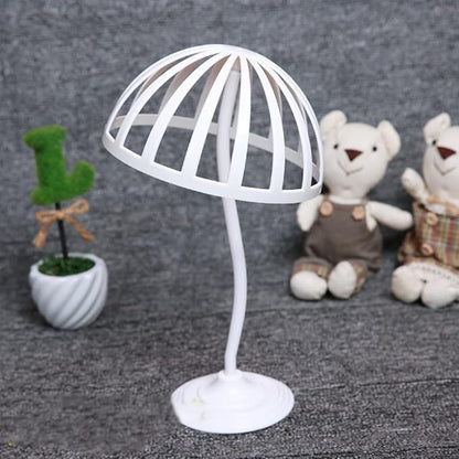 A Freestanding Wigs Hat Cap Storage Display Holder Rack Dryer Stand Organizer Mannequin for Head Model
