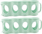 Holibanna 2pcs Hand Pull Beverage Can Organizer Section Plastic Storage Box Can Dispenser for Refrigerator Pantry and Kitchen Countertops Space-saving Design