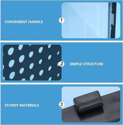 DOITOOL Thickened Plastic Shoe Storage Box with Clamshell Lid Household Shoes Organizer for Closet for Home Use