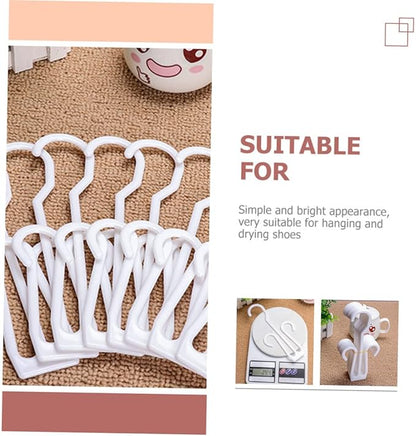 Zerodeko 20pcs Shoe Organizer for Closet Shoe Racks Hanging Hooks for Storage Display