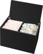 Tampon Holder for Bathroom, Tampons and Pads Container Box, Women Period Storage Holder, Black