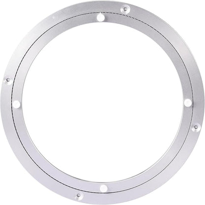 Lazy Susan Hardware Rotating Turntable Bearings Swivel Plate Hardware Aluminum Metal for Dining-Table and Workbench (10 Inchs) … …