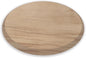 CounterArt Natural Light Wood Round Lazy Susan Turntable 14" Diameter Condiment Caddy, Cheese Server, Cake Plate, Spice Organization