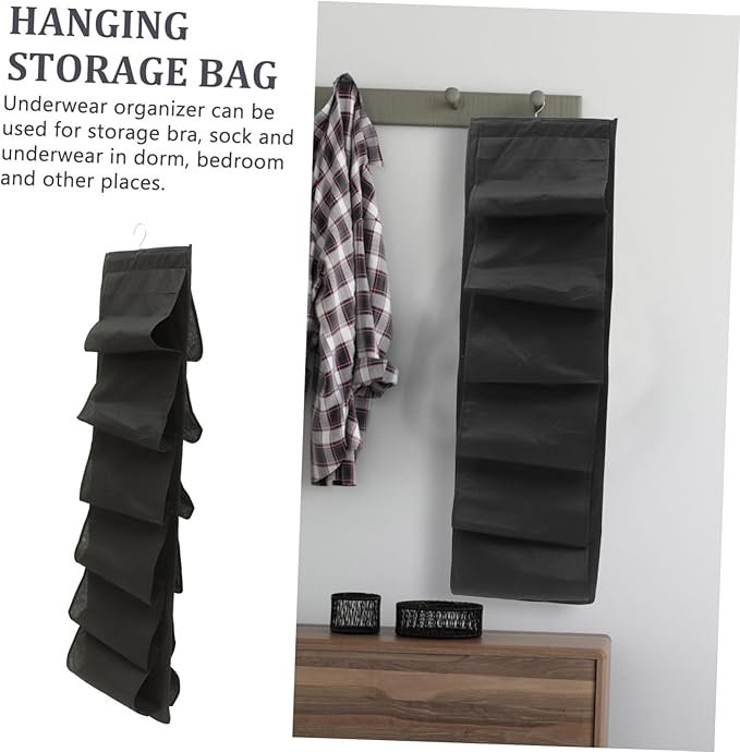 KOMBIUDA Door Storage Bag Shoe Rack for Closet Storage Bag Sock Organizer for Tidy Dorm