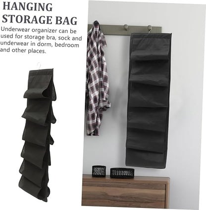 KOMBIUDA Door Storage Bag Shoe Rack for Closet Storage Bag Sock Organizer for Tidy Dorm