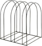 Yajuyi Tabletop Hat Holder Knitted Hat Storage Rack Stylish Multi Grid Decoration Metal Swim Cap Hanger Hat Display Stand for Home, Black