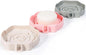 3PC Self-Draining Silicone Soap Dish, Soap Holder/Tray/Saver for Shower, Bathroom, Kitchen, Bathtub, Keep Soap Dry and Easy to Clean (Light Color)