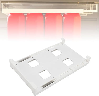 TOPINCN Soda Can Organizer for Refrigerator Shelf, Plastic Hanging Drink Can Organizer Beer Can Holder Space Saving Beverage Can Storage Rack Fridge Storage Sliding Rack Soda Can