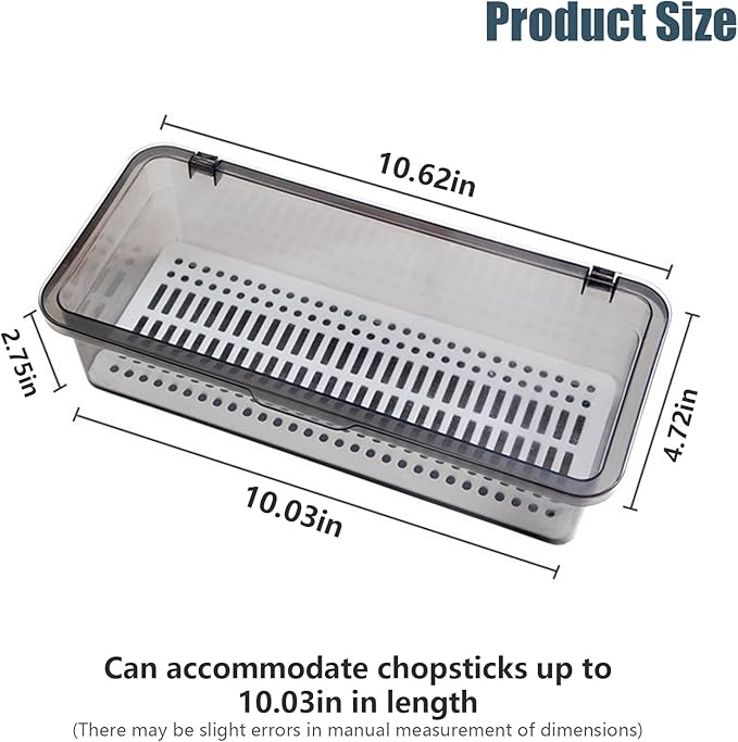 SUNSHNO 3PCS Flatware Tray with Lid and Drainer, Tableware Utensil and Cutlery Drawer Organizer with Lid Covered Silverware Tray to Keeps Your Cutlery Organized and Protected