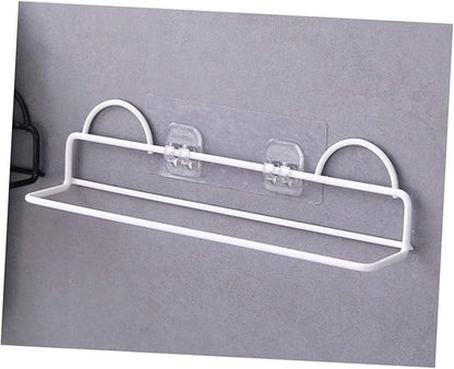 PRETYZOOM 6Pcs Wall Hanging Slipper Rack Holder Easy Install No Drilling Space Saving Shoes Organizer for Home for Tidy Bathrooms for Slippers Sandals