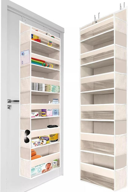 for 1 Pc Heavy Duty Over The Door Organizer 55x14x6.7 6 Large Front & 12 Side Pocket