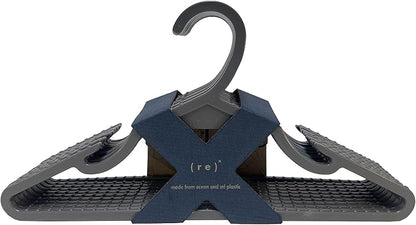 100% Recycled Ocean and Ocean Bound Plastic Sustainable Adult Hanger (Gray)