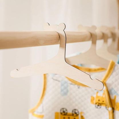 Baby For Creative Wood Hanger 10Pcs Household Organization Hanging Rack For Home Bedroom Toddler Girls Boys Pants Storag Cute Baby Hanger
