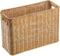 Decorative Woven Basket with Handles Handled Sundries Organizer for Home Decor Vintage Design for Bedroom and Living and Stable Storage