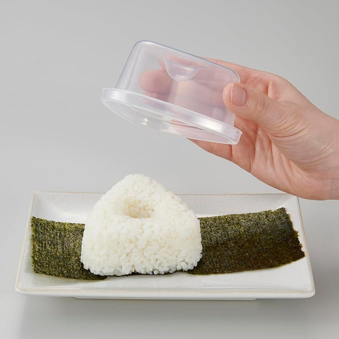 エビス Ebisu PG-3150 Rice Ball Shaped Rice Storage Container, Set of 4, Convenience Store Size, Freezer, Microwave Heating, Dishwasher Safe, Made in Japan