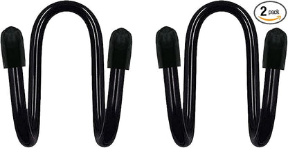 Multifunctional Hat Rack and Hanger - Over Seat Hat Holder With Hook - Keeps Hat Shape for Caps, Bags, and Safety Helmets - 2 Pack