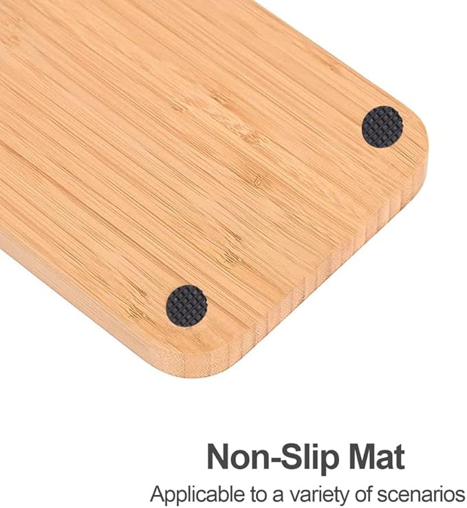 Bamboo Vanity Tray Bamboo Counter Tray Rack for Organizing Decor Display Toilet Tank Top Tray Pallet, Bathroom Storage Vanity Pallet 11.8 x 6 x 0.7in