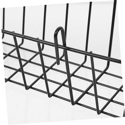 2pcs Hanging Baskets for Organizing Wire Storage Baskets for Wall Mounting Versatile Pantry and Home Decor for Kitchens Bathrooms and Garages