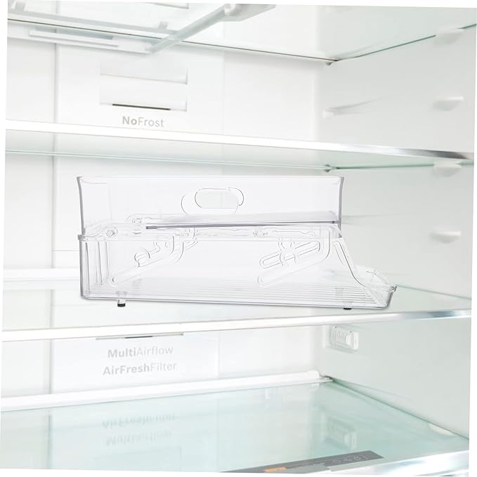 Amosfun Fridge Organizer Bins Large Storage Can Organizer Rollable Drink Rack Soda Holder Household Soda Holder Convenient
