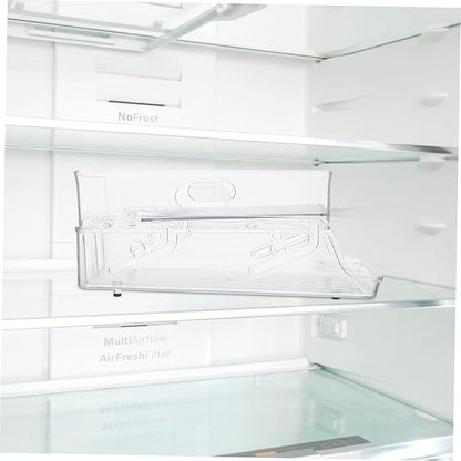 Amosfun Fridge Organizer Bins Large Storage Can Organizer Rollable Drink Rack Soda Holder Household Soda Holder Convenient