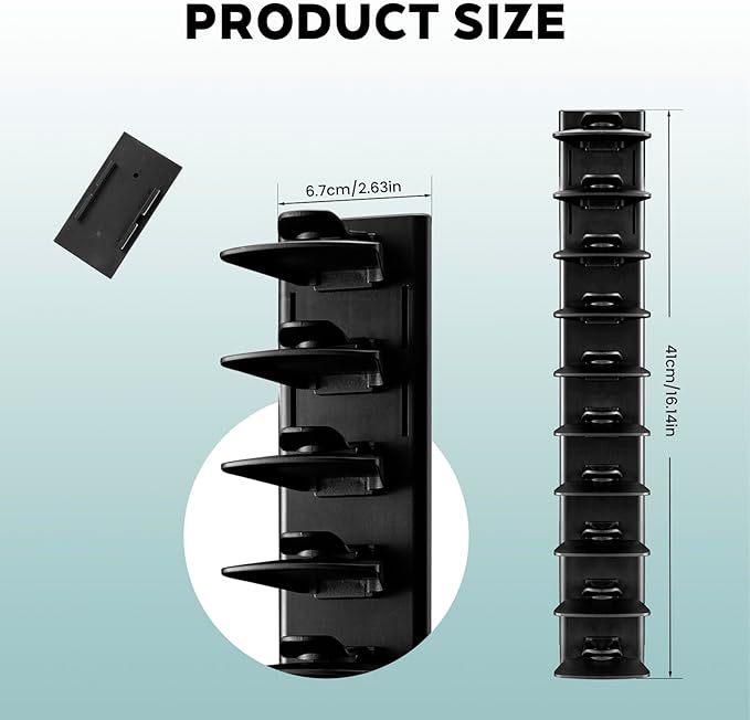 2Pack Upgraded Contour Fit Lock Hat Organizer for Baseball Cap,Hat Rack Strong Adhesive Hat Hangers for Wall Hold Up to 20 Hats,Multi-layer Hat Storage Display for Closet,Door Bedroom-Black