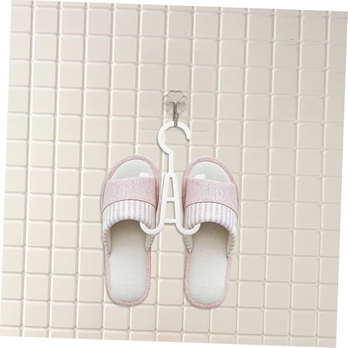 Ciieeo 20pcs Hanging Shoe Drying Rack with Large Hooks Multi-Functional Organizer for Slippers Sneakers and Heels Portable Space-Saving Shoe Hanger for Wardrobe Storage
