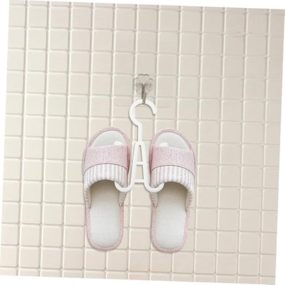 Ciieeo 20pcs Hanging Shoe Drying Rack with Large Hooks Multi-Functional Organizer for Slippers Sneakers and Heels Portable Space-Saving Shoe Hanger for Wardrobe Storage