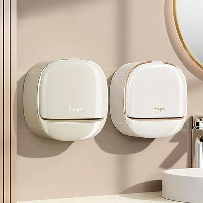 Soap Holder Dish Shower, Bar Soap Holder with Drainage, Self Draining Soap Holder, Wall Mounted Soap Box Tray Container for Bathroom, Bathtub Kitchen Sink (2PCS White+Cream)