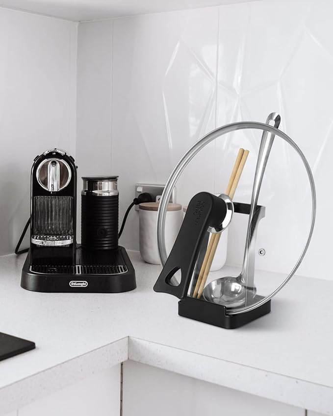 Holder-Lid Stand for Utensils in Kitchen,Pot Lid Holder