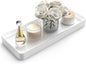 Gurygo 12" Countertop and Vanity Tray - Kitchen Tray for Soap Bottles - Rectangular Vanity Tray for Bathroom - Vanity Trays for Bathroom - Kitchen Soap Dispenser Tray,White