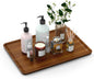 XZHXFX Bamboo Vanity Tray, Decorative Tray for Counter, Coffee Table, Kitchen, Bedroom (Large)