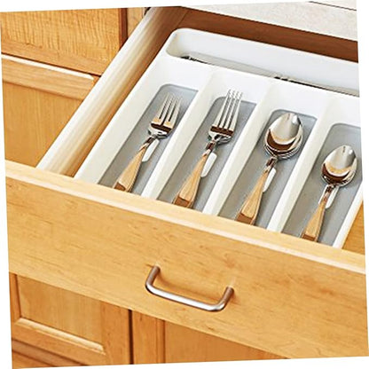 Mikinona 1pc Cutlery Storage Organizer Multi-divided Fork Spoon Tray for Kitchen Drawer Storage to Organize Utensils and Items