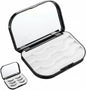 Eyelash Storage Case, 3 Layer False Eyelash Travel Case Fake Eye Lash Cases with Mirror Makeup Storage Box Empty Cosmetic Organizer Box Lash Packaging Can Store 3 Pairs (Black)