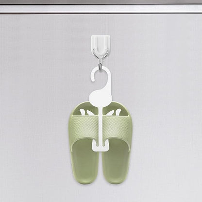 Alipis 20pcs Hanging Shoe Organizer Hooks Multi-Functional Plastic Display Hanger for Home and Retail Use for Sandals and Slippers Space-Saving Design