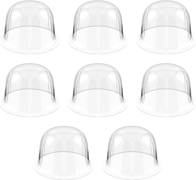 SOIMISS 8Pcs Plastic Hat Stand Rack Tabletop Hat Holders Display Wig Stand Cap Rack Wig Holder for Home Travel 57CM White