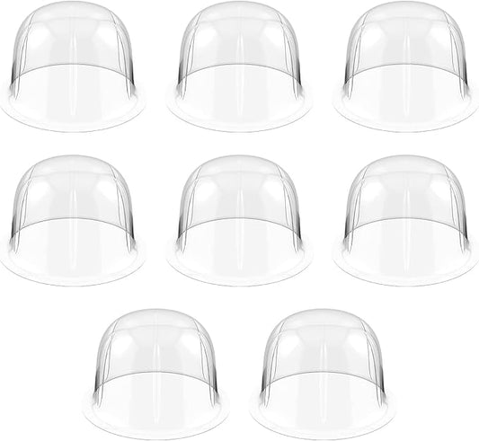 SOIMISS 8Pcs Plastic Hat Stand Rack Tabletop Hat Holders Display Wig Stand Cap Rack Wig Holder for Home Travel 57CM White