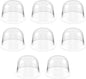 SOIMISS 8Pcs Plastic Hat Stand Rack Tabletop Hat Holders Display Wig Stand Cap Rack Wig Holder for Home Travel 57CM White