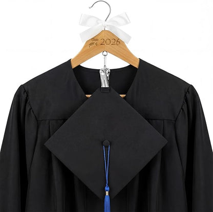 Reallnaive Congrats Grad Hanger for Graduation Gown Sash Class of 2026 Graduation Gift School Grad Hanger Graduate Congratulation Ceremony Keepsake Favor
