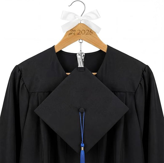 Reallnaive Congrats Grad Hanger for Graduation Gown Sash Class of 2026 Graduation Gift School Grad Hanger Graduate Congratulation Ceremony Keepsake Favor