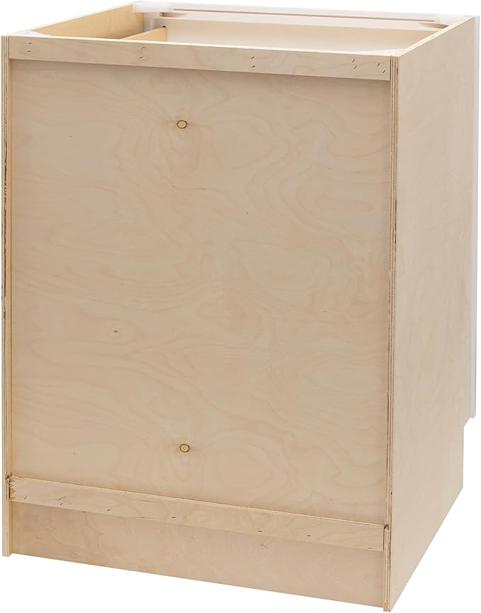 Quicklock RTA (Ready-to-Assemble) | Base Kitchen Cabinets - Shaker Style | Made in America (Pure White, 36" Wx34.5 Hx24 D 3 Drawer)