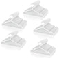 VILICK Plastic Kids Hangers - 150 Pack Non-Slip Baby Clothes Hangers for Closet, Toddler & Newborn Clothing Pants, Skirts, Coats (White)