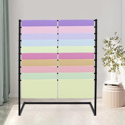 Scarf Display Stand, 10 Tier Metal Scarf Holder Organizer, Scarf Hanger Scarf Holder Scarf Organizer Belt Organizer Pants Rack Scarf Rack for Commercial Clothing Retail Store (Black, 120cm)