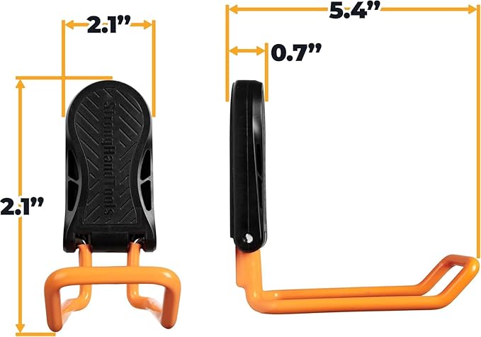 Strong Hand Tools, Heavy Duty Magnetic Utility Hook, 3" Hook, 30 lbs. Weight Capacity, Easy Release, Sturdy Tool Storage Solutions, MHD300-AZ